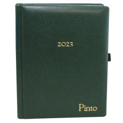 Taschenkalender 2023 DIN A5 mit goldener Namensprägung