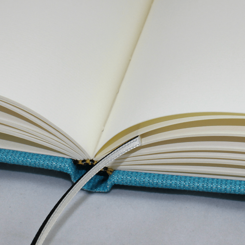 Dess. Candy F. 6 Quer offen Gästebuch Candy quer in Blau