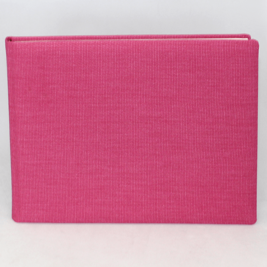 Gästebuch Candy quer in Pink