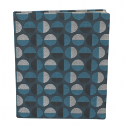 Gästebuch Swing hochkant in Blau