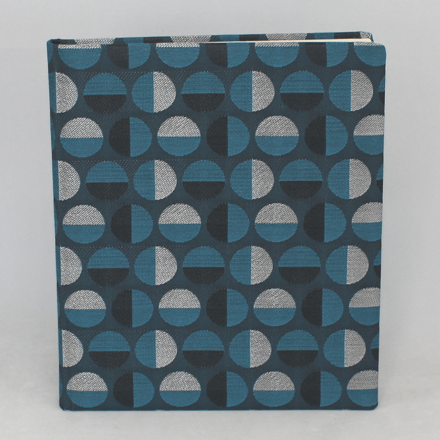 Gästebuch Swing hochkant in Blau