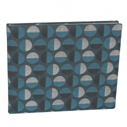 Gästebuch Swing quer in Blau