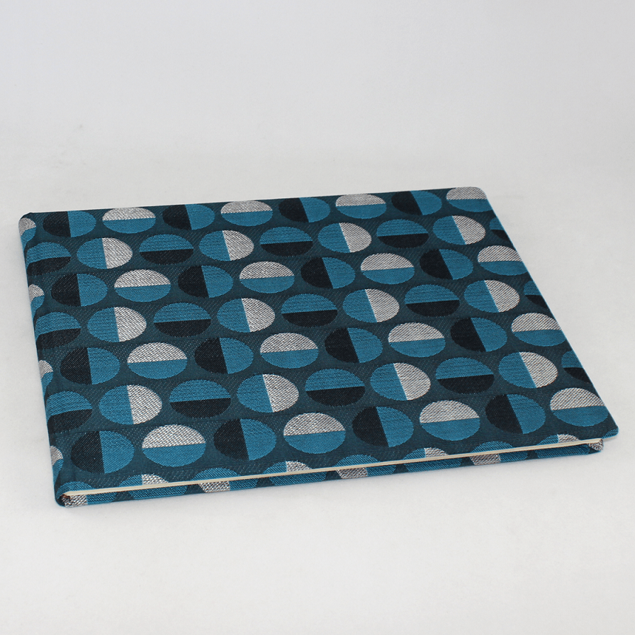 Gästebuch Swing quer in Blau