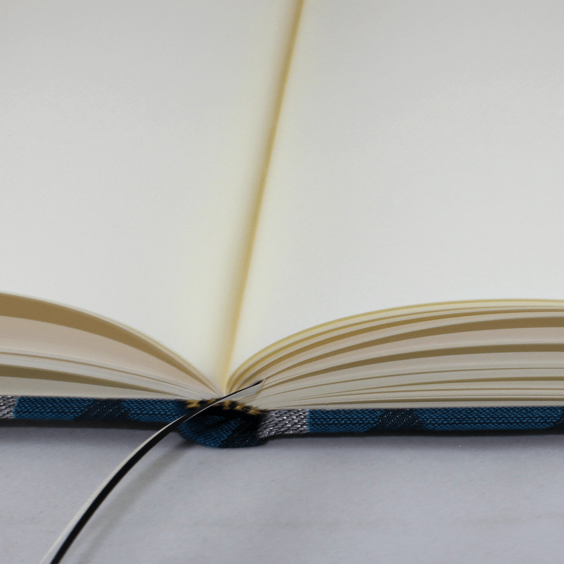 Gästebuch Swing quer in Blau