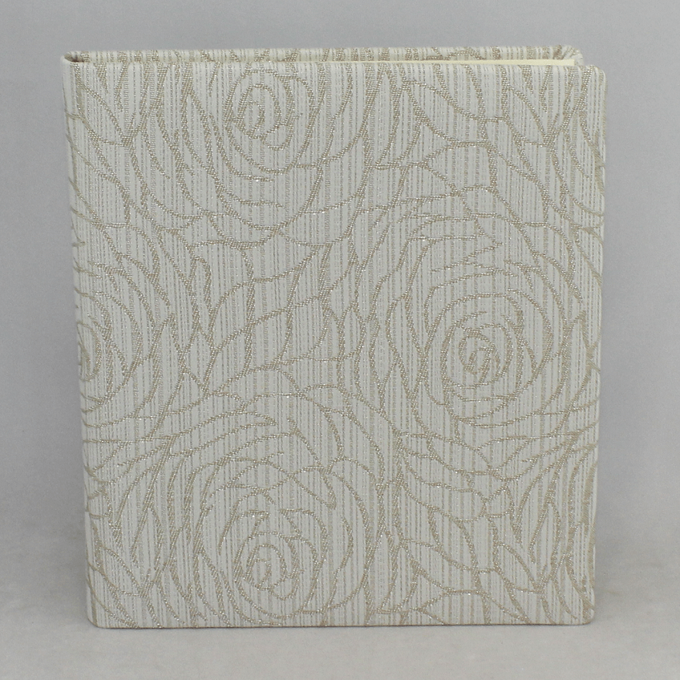 Gästebuch Rose hochkant in Creme Hauptansicht