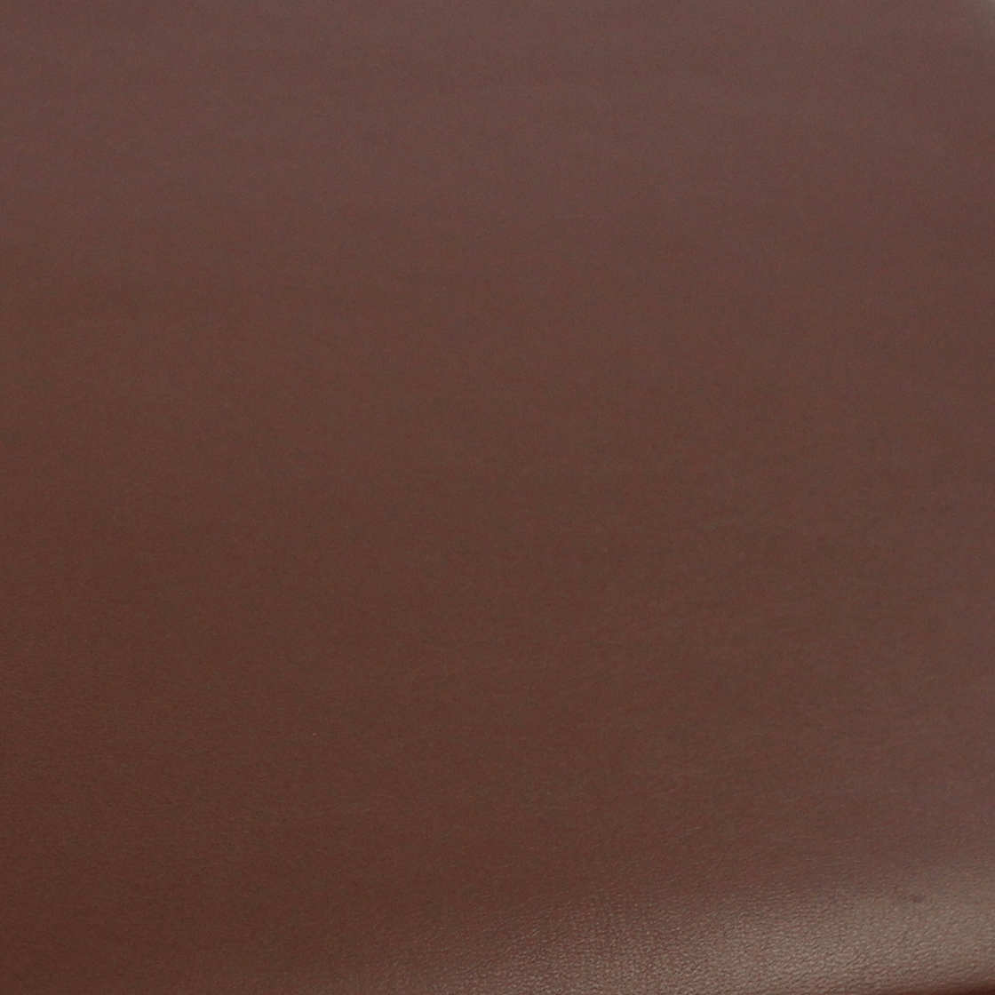 Glattes Vollrindleder braun Unterschriftenmappe aus glattem Leder in Braun