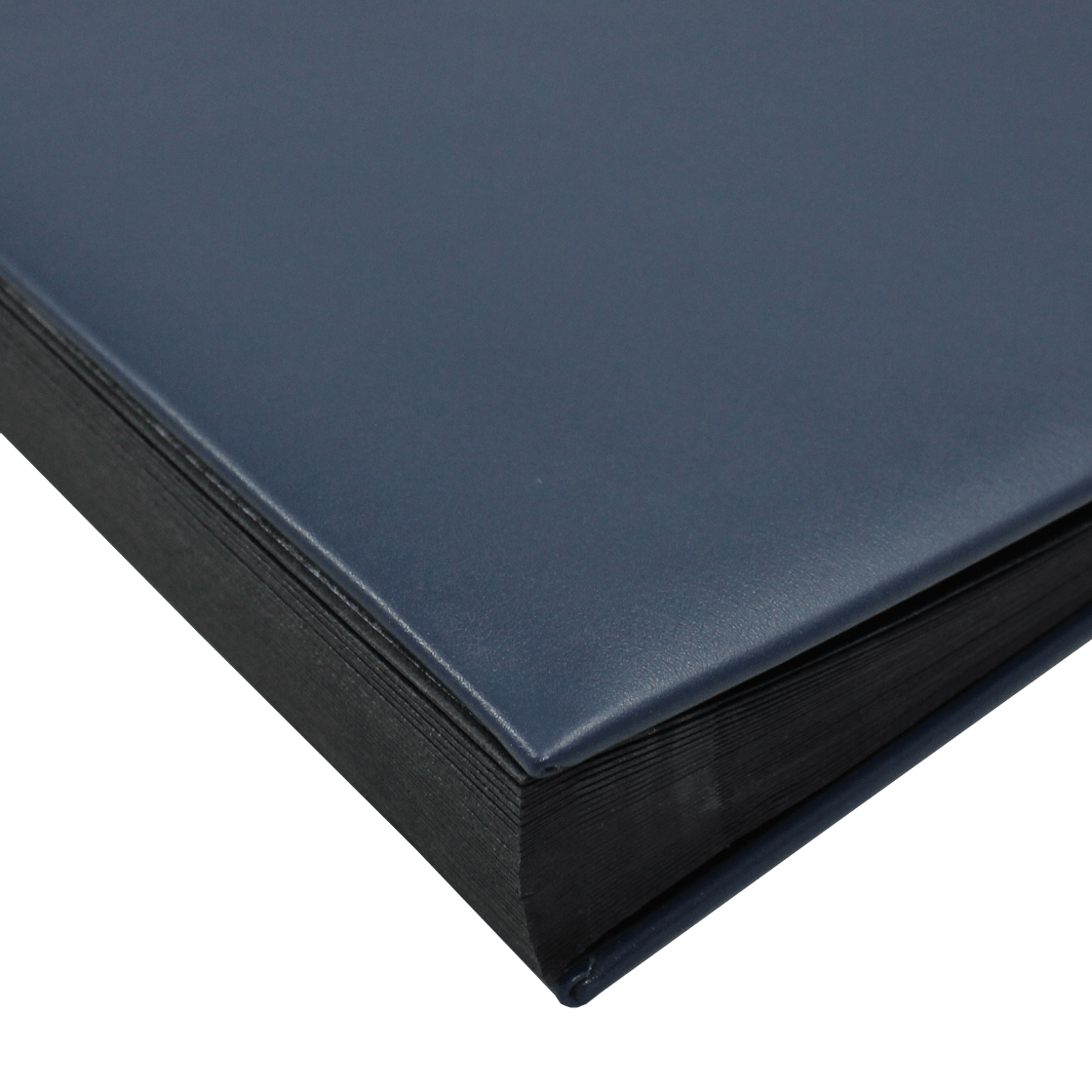 Pultordner mit Register 1-31 aus glattem Vollrindleder in Blau