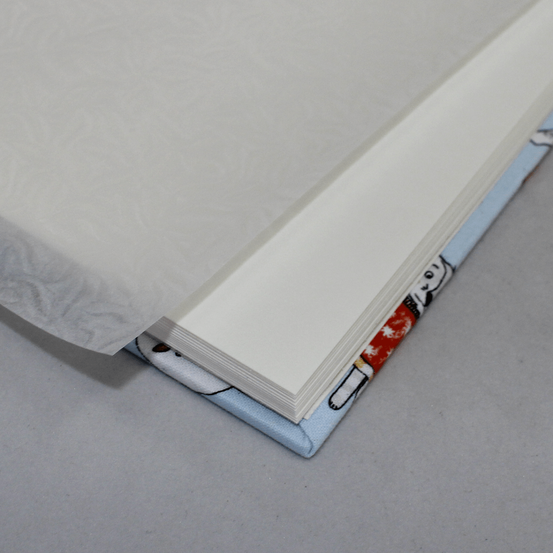 Fotoalbum "im Garten" mit Kordelbindung