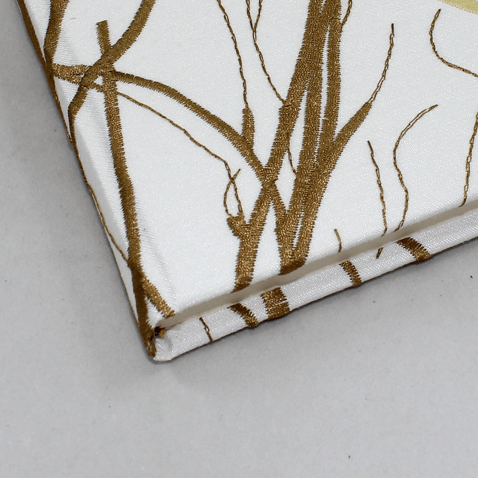 Des.Jasmin Gästebuch runder Buchrücken Gästebuch Jasmin quer