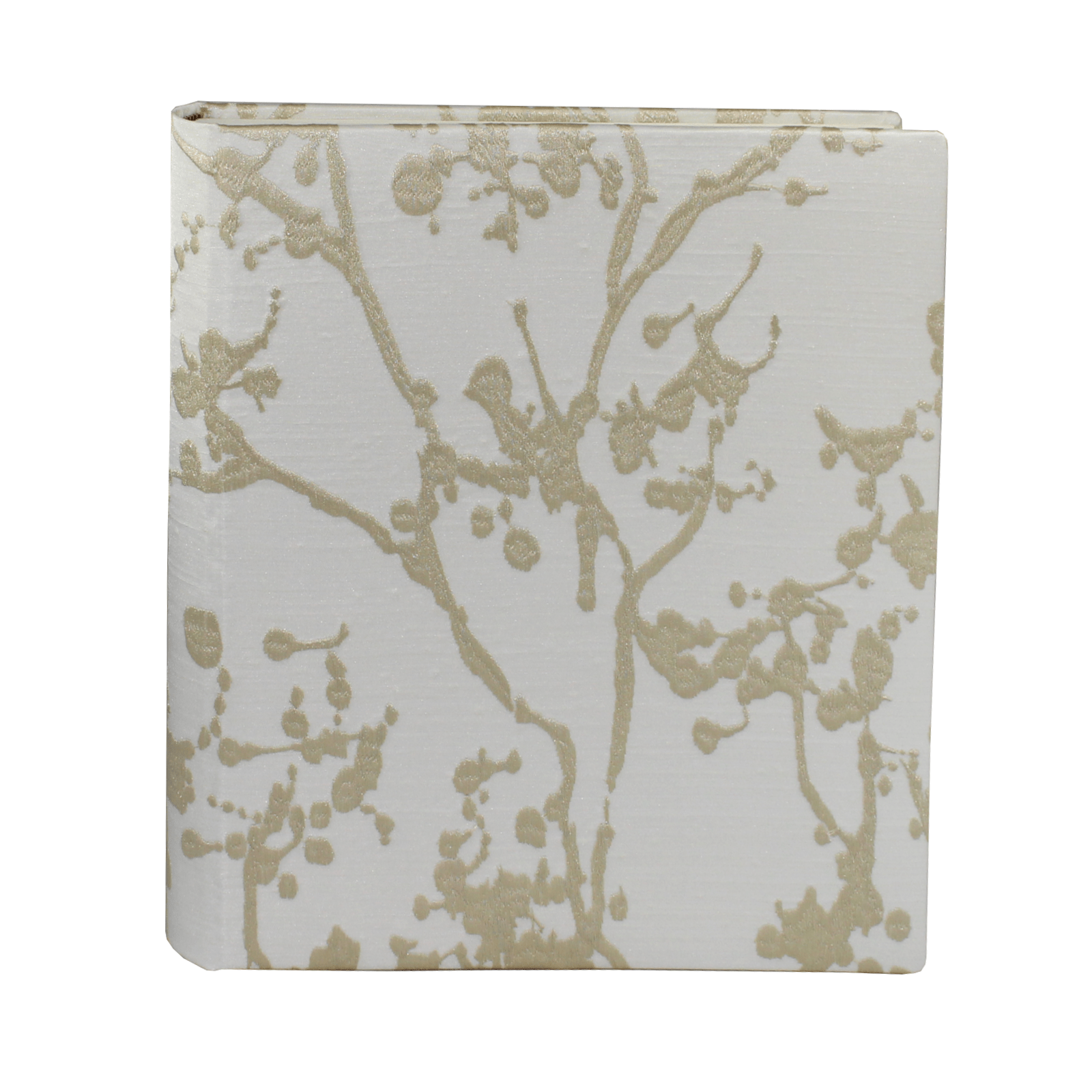 Fotoalbum Scarlett groß im Stoffeinband mit goldenen Zweigen