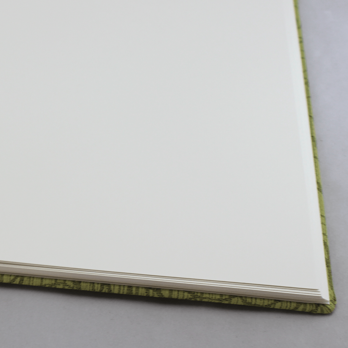 Foto-Gästebuch Hekla grün mit Rosenmuster Foto-Gästebuch Hekla in Grün