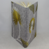 Gästebuch Willow hochkant im Stoffeinband mit floraler Stickerei