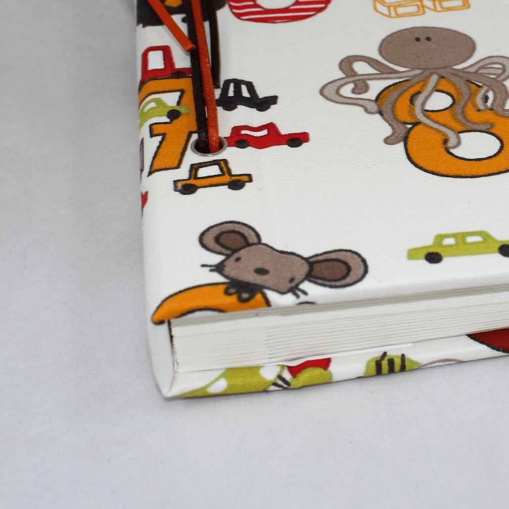 Kinderalbum Krake mit Kordelbindung