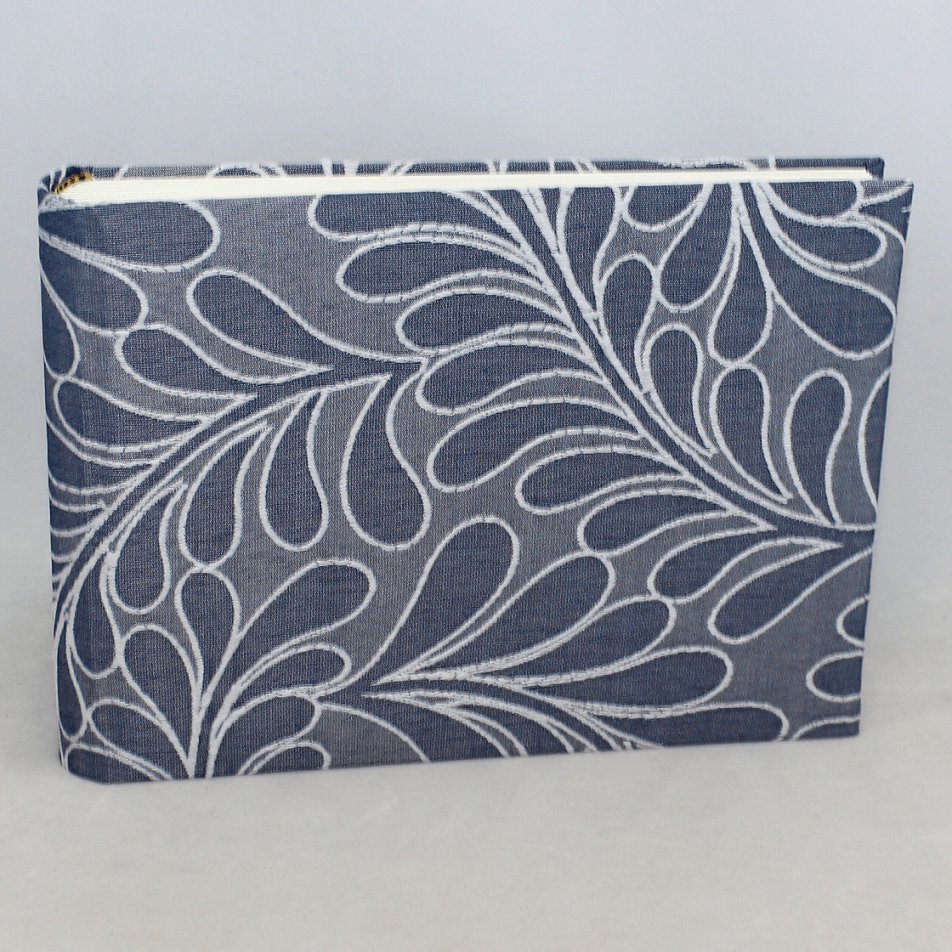 Des.Zara Fotoalbum mini blau Hauptansicht Fotoalbum Zara Blau im Querformat