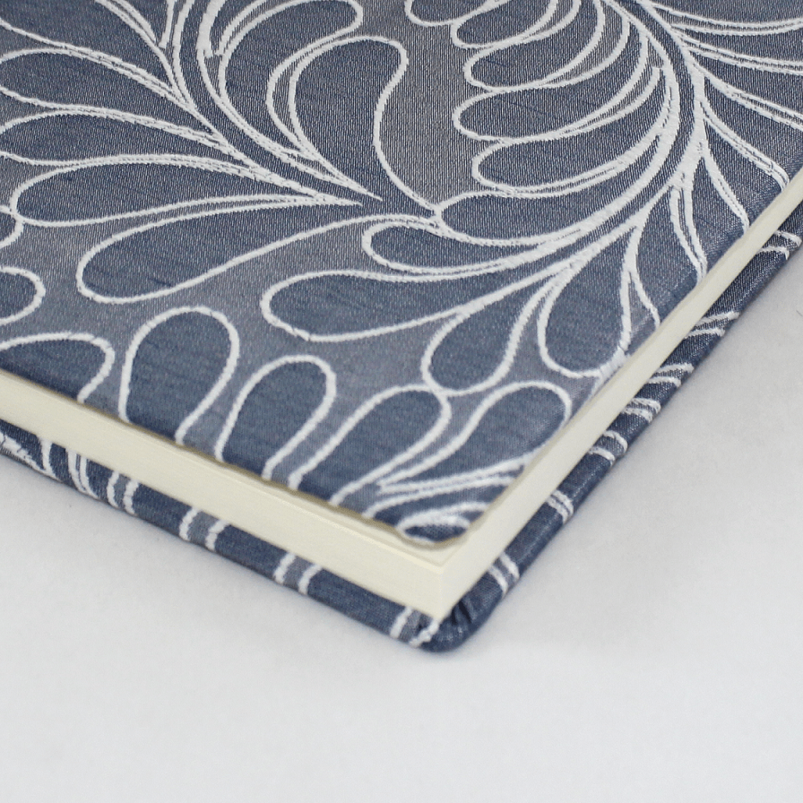 Des.Zara Gästebuch hochkant runde Ecken Gästebuch Zara hochkant in Blau