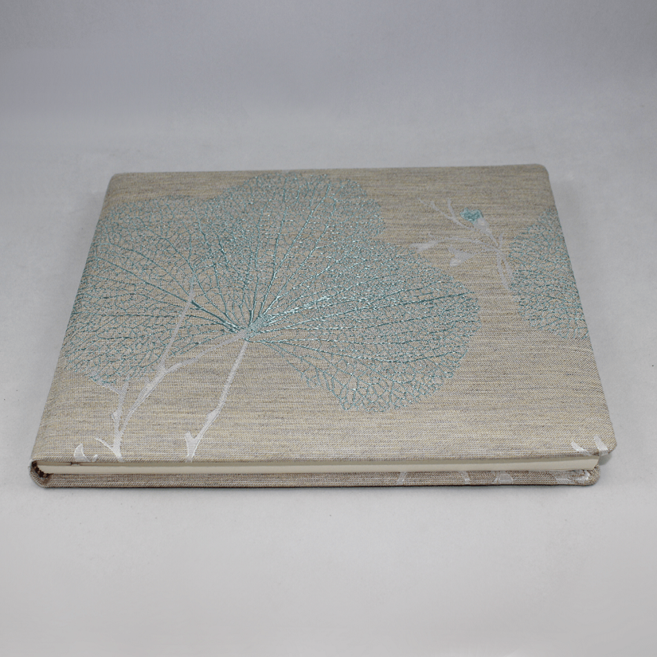 Gästebuch Passion quer in Türkis