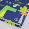Kinderalbum Krokodil mit Kordelbindung in Blau