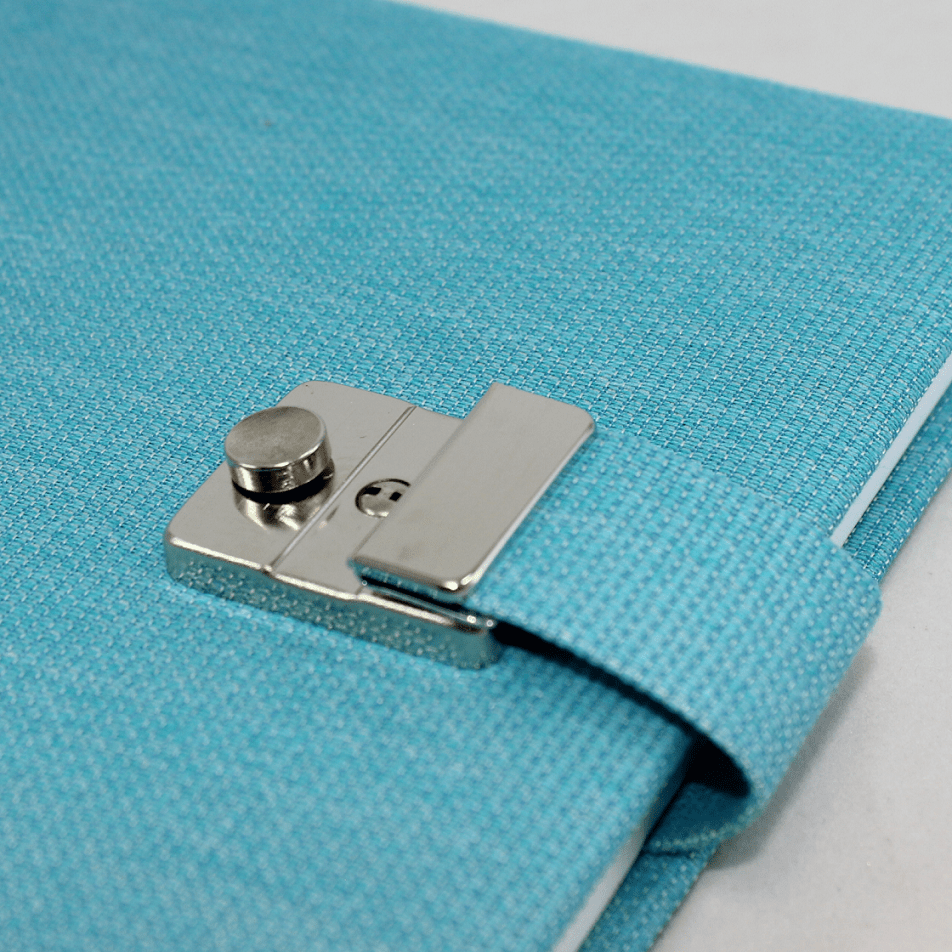 Tagebuch mit Schloss Candy in Blau