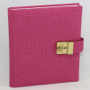 Tagebuch mit Schloss Candy in Pink