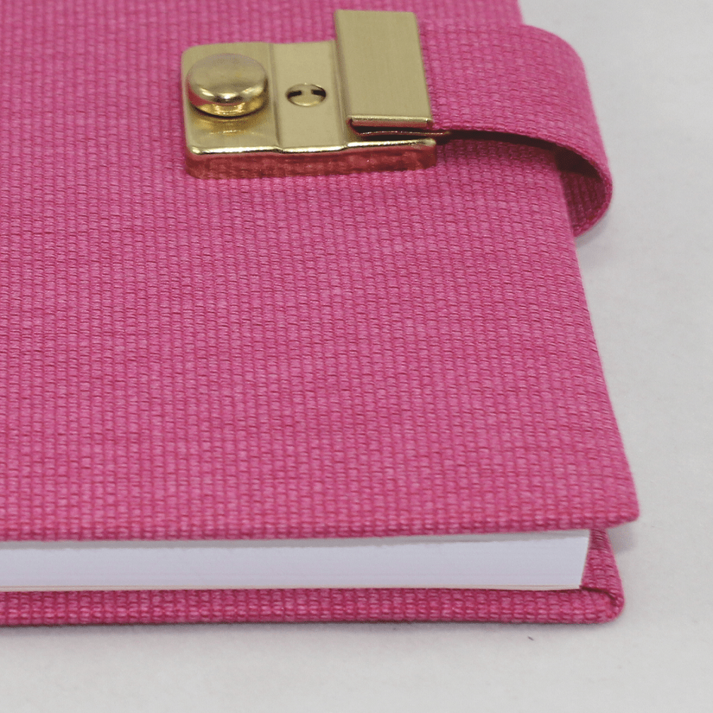 Tagebuch mit Schloss Candy in Pink