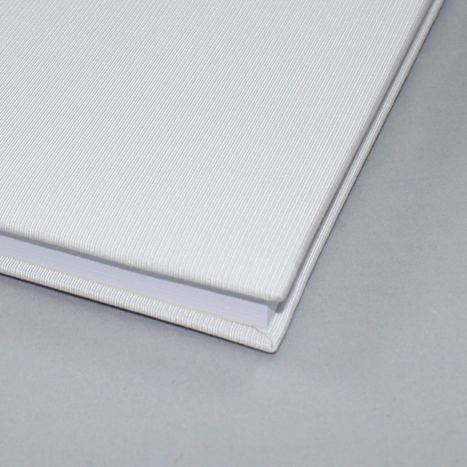 Gästebuch Multicolori hochkant in Weiß