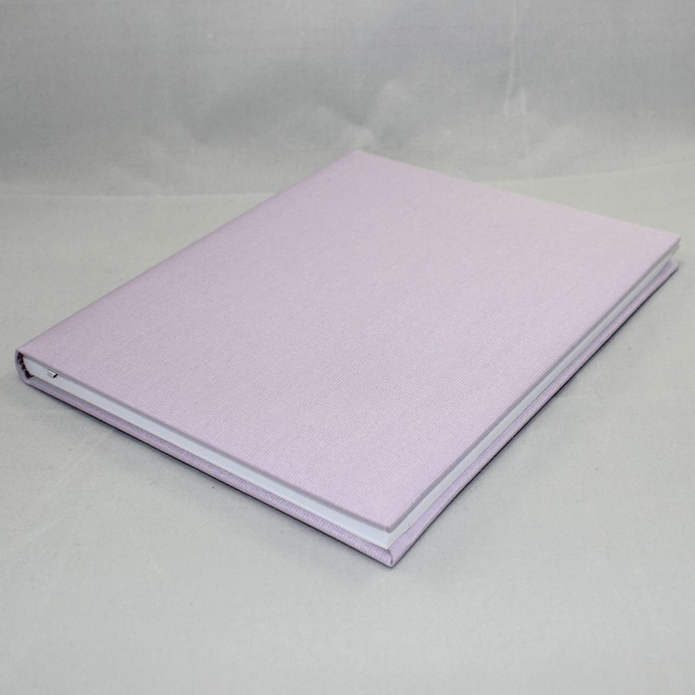 Gästebuch Multicolori hochkant in Flieder