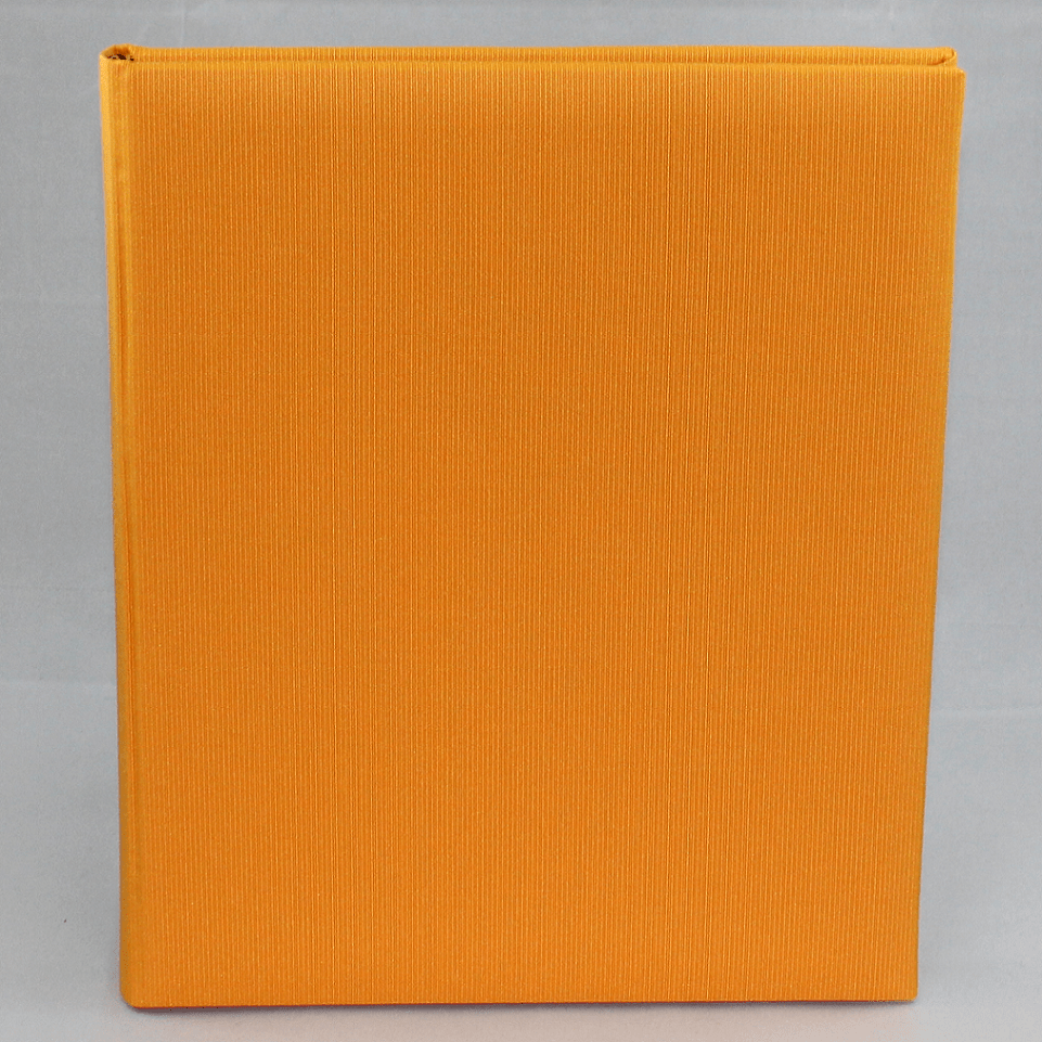 Gästebuch Multicolori hochkant in Orange