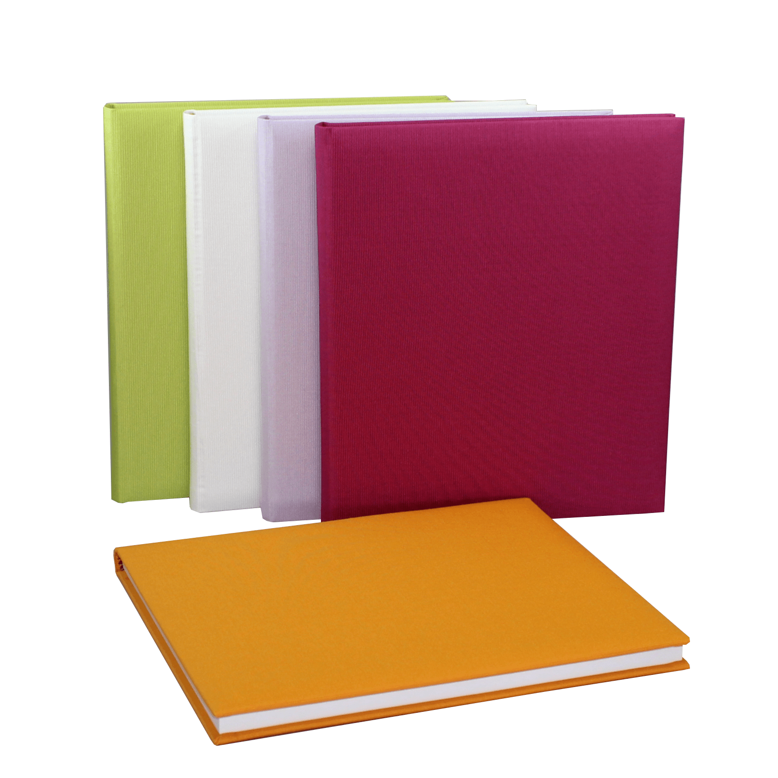 Gästebuch Multicolori hochkant in Pink