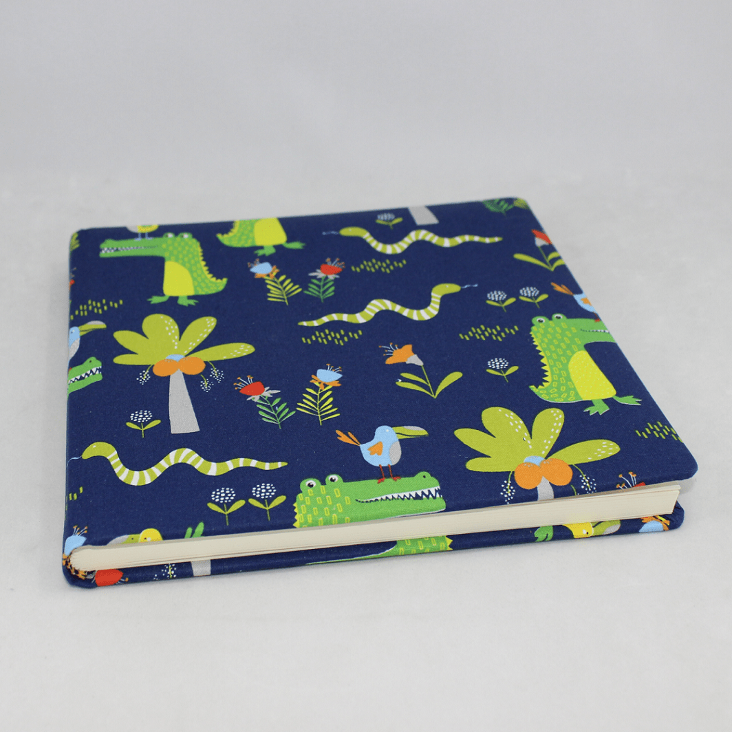 Poesiealbum Tagebuch Krokodil blau