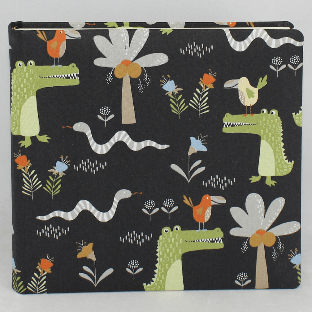 Poesiealbum Tagebuch Krokodil in braun