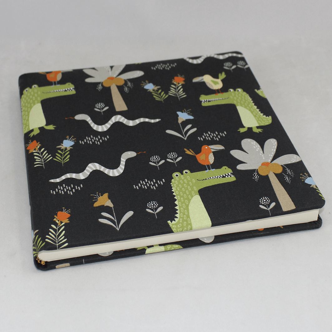 Poesiealbum Tagebuch Krokodil in braun