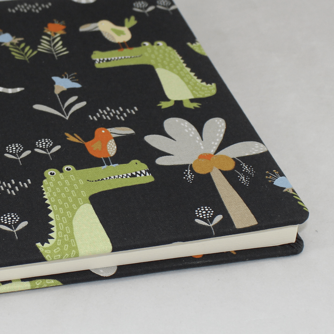 Poesiealbum Tagebuch Krokodil in braun