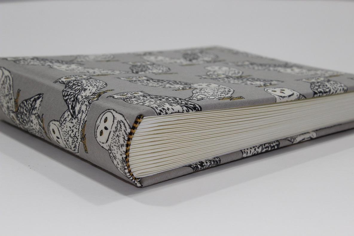 Fotoalbum Eule grau mini (2) - klein