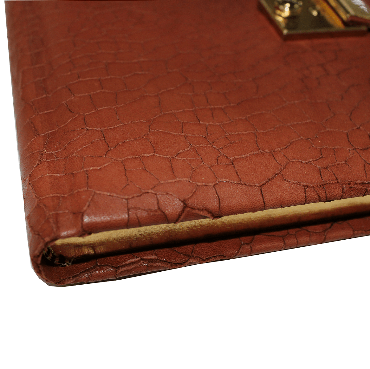 Tagebuch gebrochenes Leder (4)klein Tagebuch mit Schloss aus Nappaleder mit Goldschnittblock in Braun 1