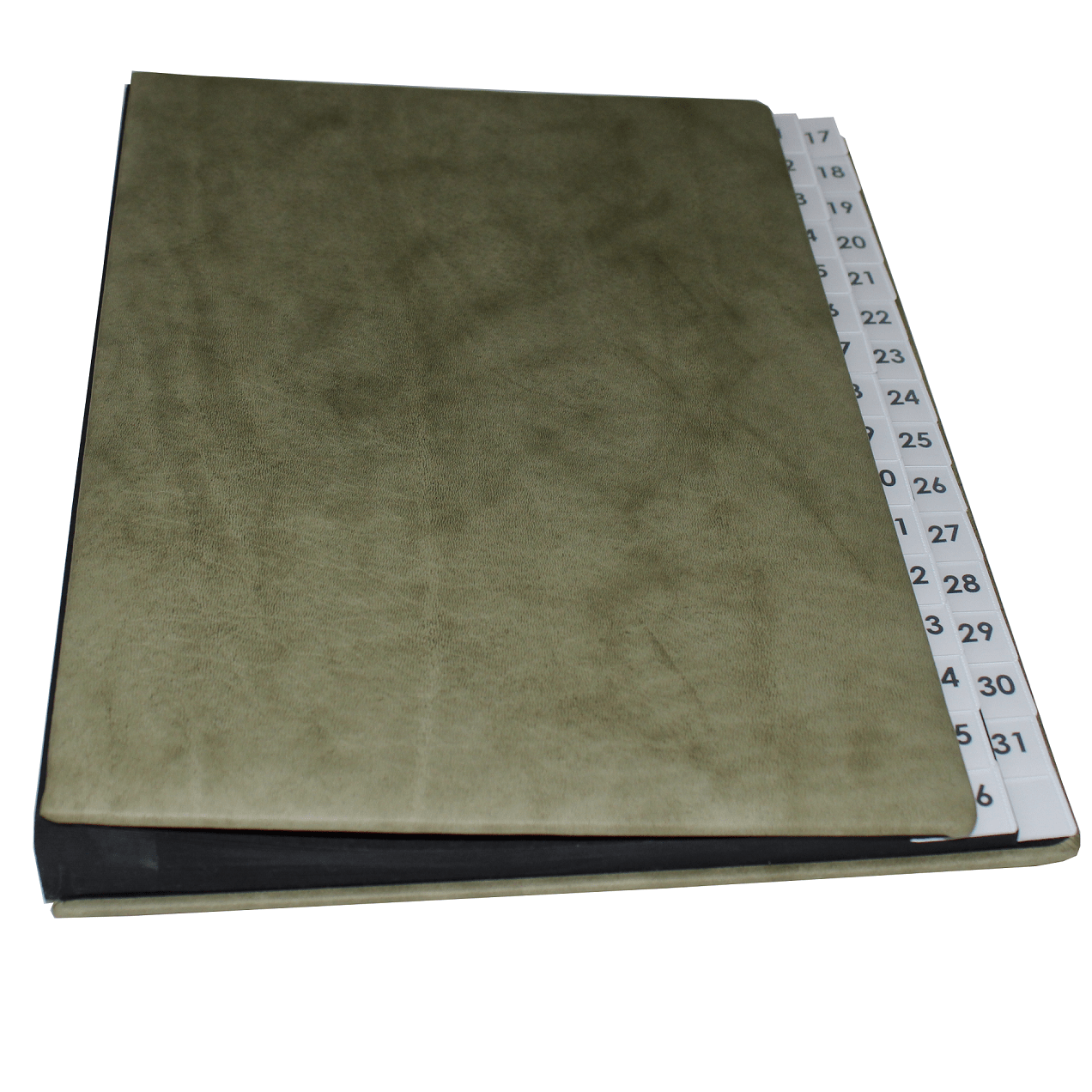 Pultordner aus Nappaleder Sauvage mit Register 1-31