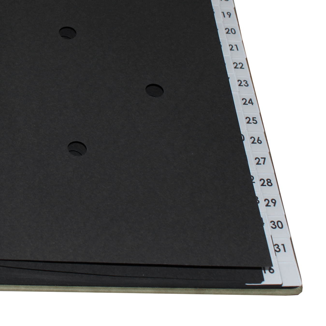 Pultordner aus Nappaleder Sauvage mit Register 1-31 - echte Handarbeit