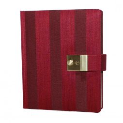 Tagebuch mit Schloss Venezia in Rot