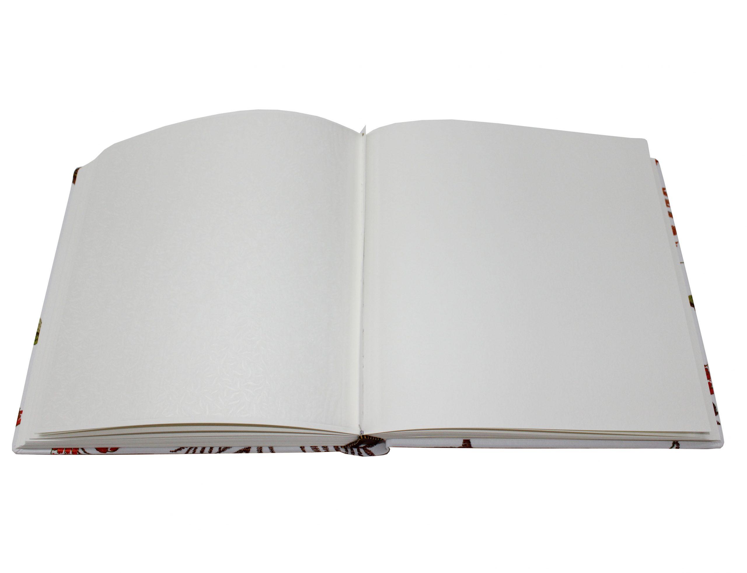 Fotoalbum XL Ava mit bunten Blumenstickereien