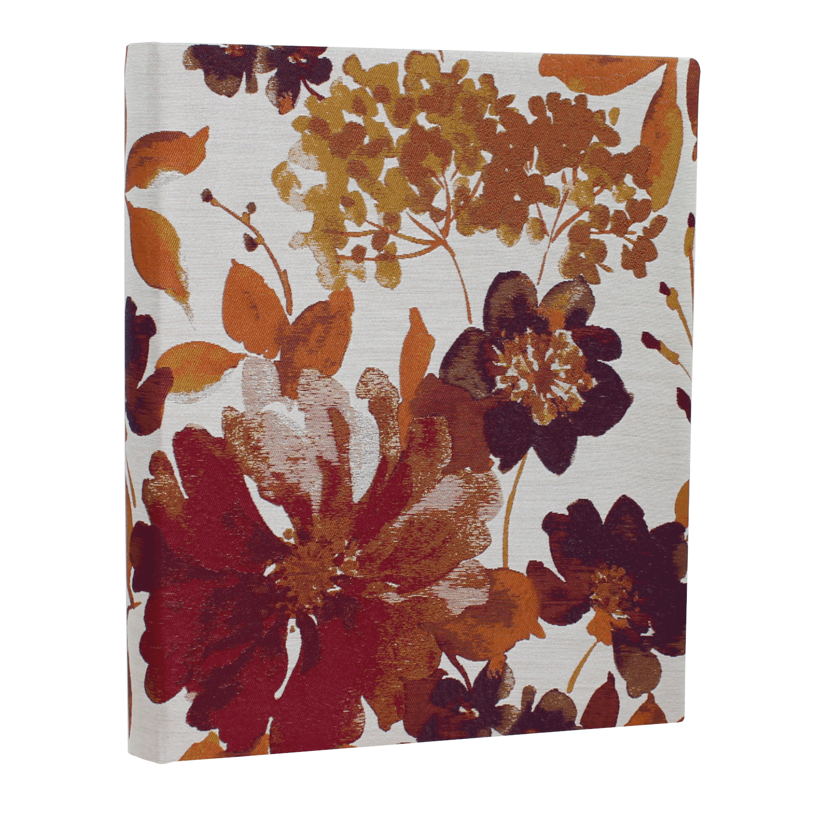 Fotoalbum XL Magnolie mit blumigem Webmuster