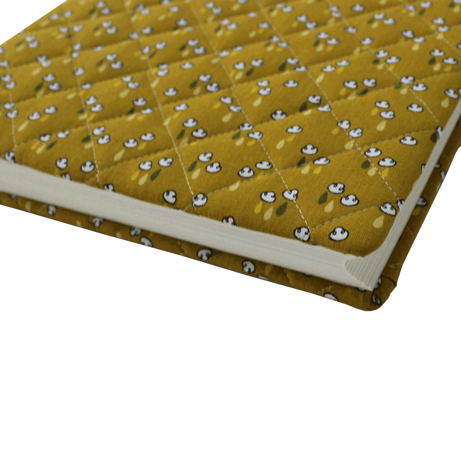 ecken Kinder-Fotoalbum Mousson Curry im gesteppten Baumwoll-Stoffeinband