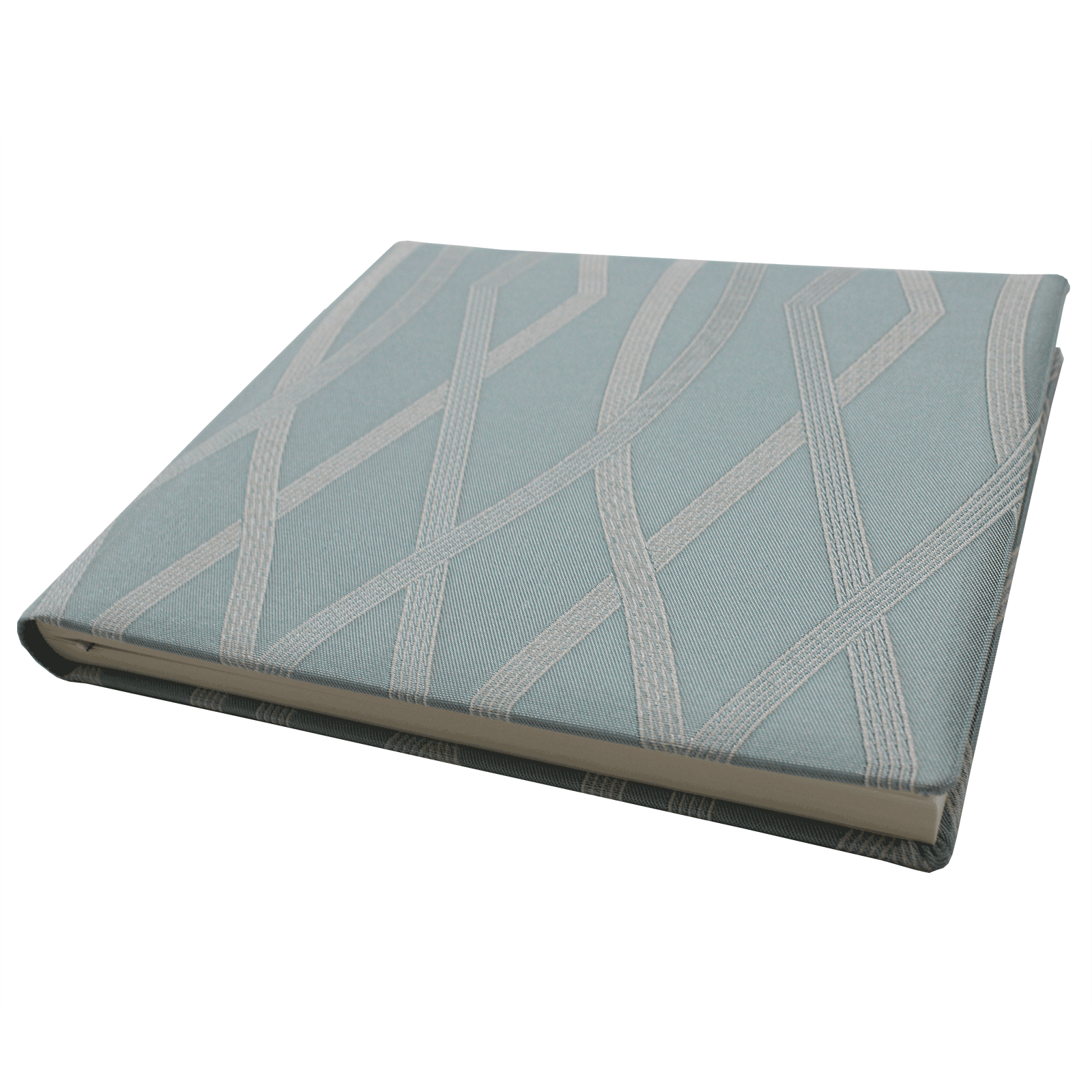 liegend Gästebuch Villa im Seide-Baumwolleinband