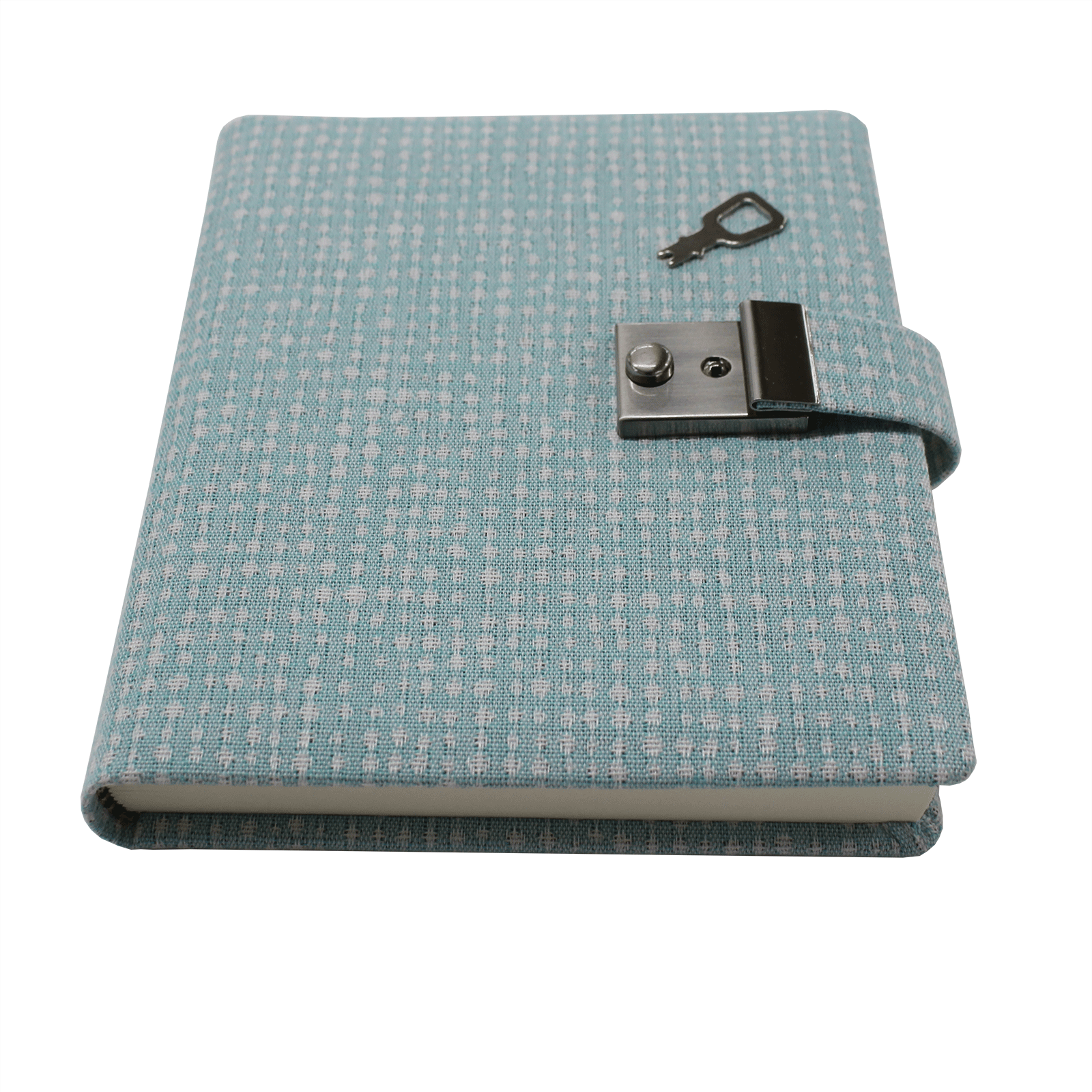 Tagebuch mit Schloss Benny in Blau