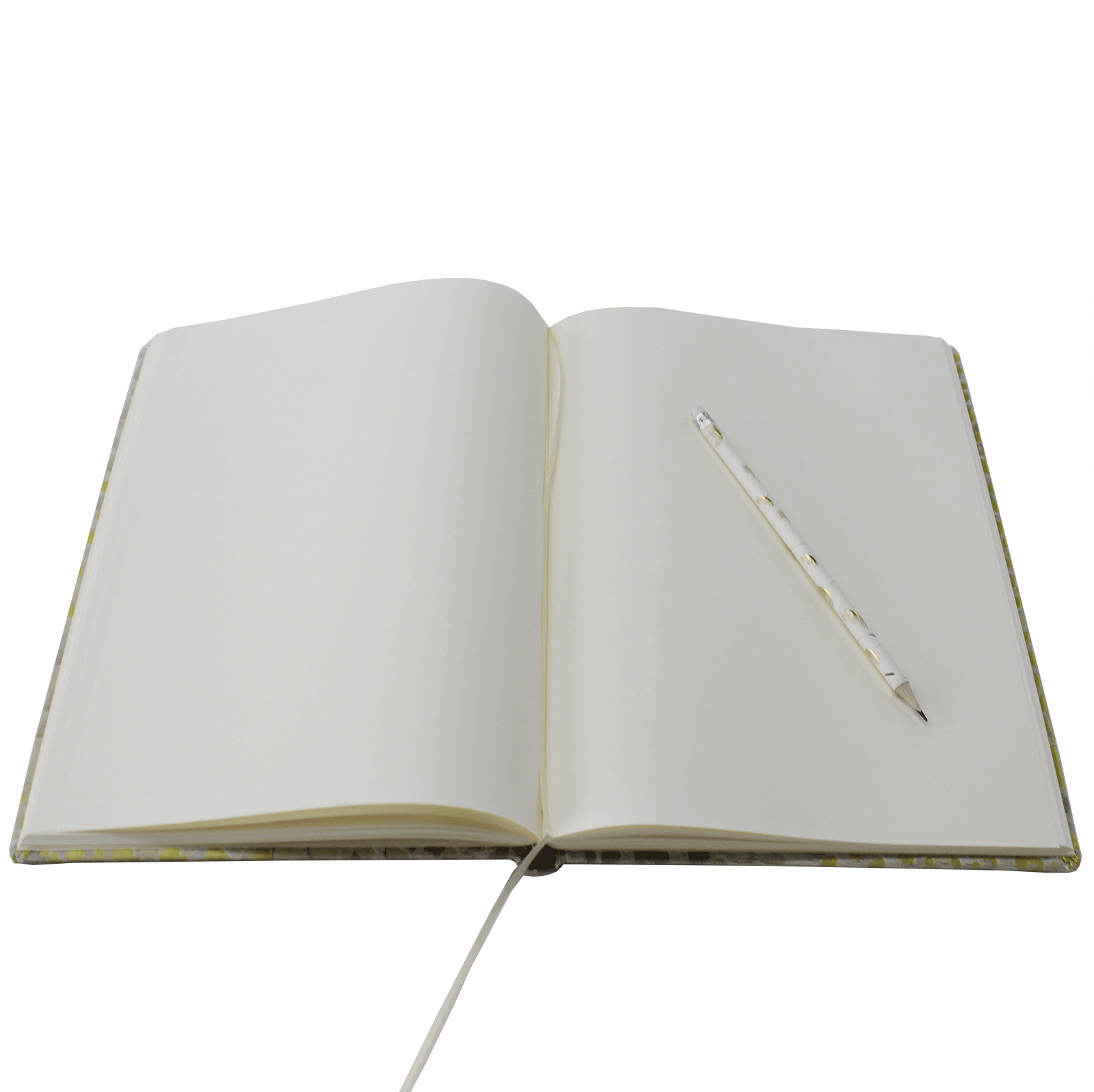 Gästebuch Sparkle mit Baumwolleinband im Hochformat