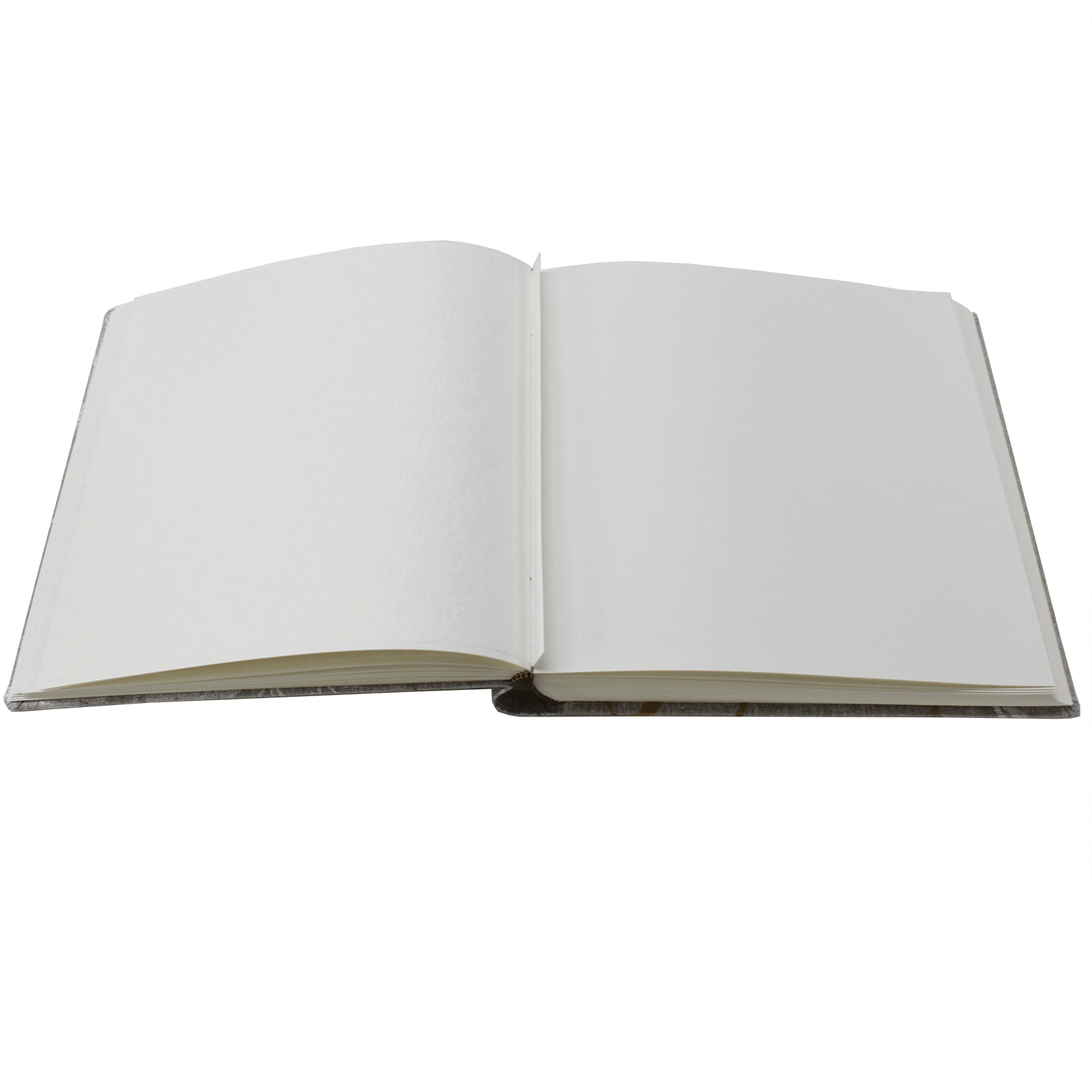 Fotoalbum Zoe im Baumwoll-Leinen-Einband mit Blumenstickereien