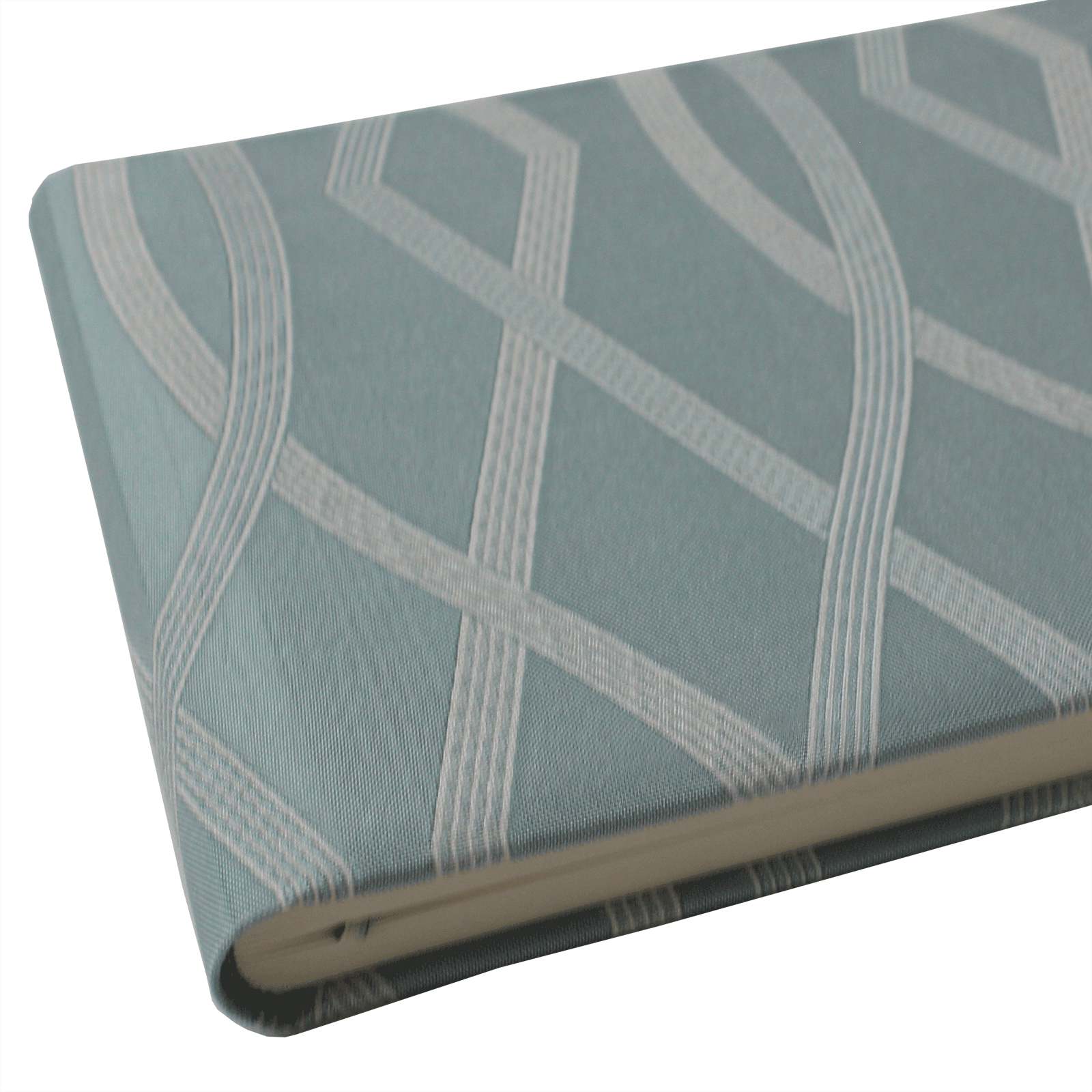 ruecken Gästebuch Villa im Seide-Baumwolleinband