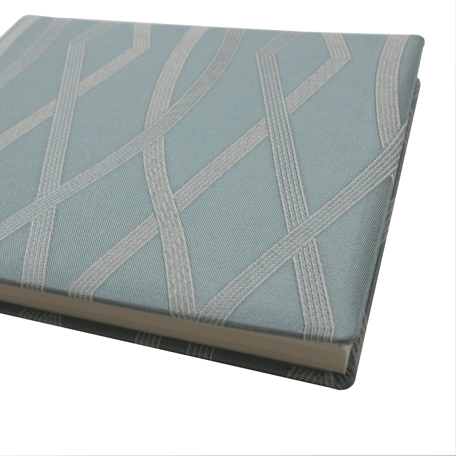 runde-Ecken Gästebuch Villa im Seide-Baumwolleinband mit Goldschnittblock