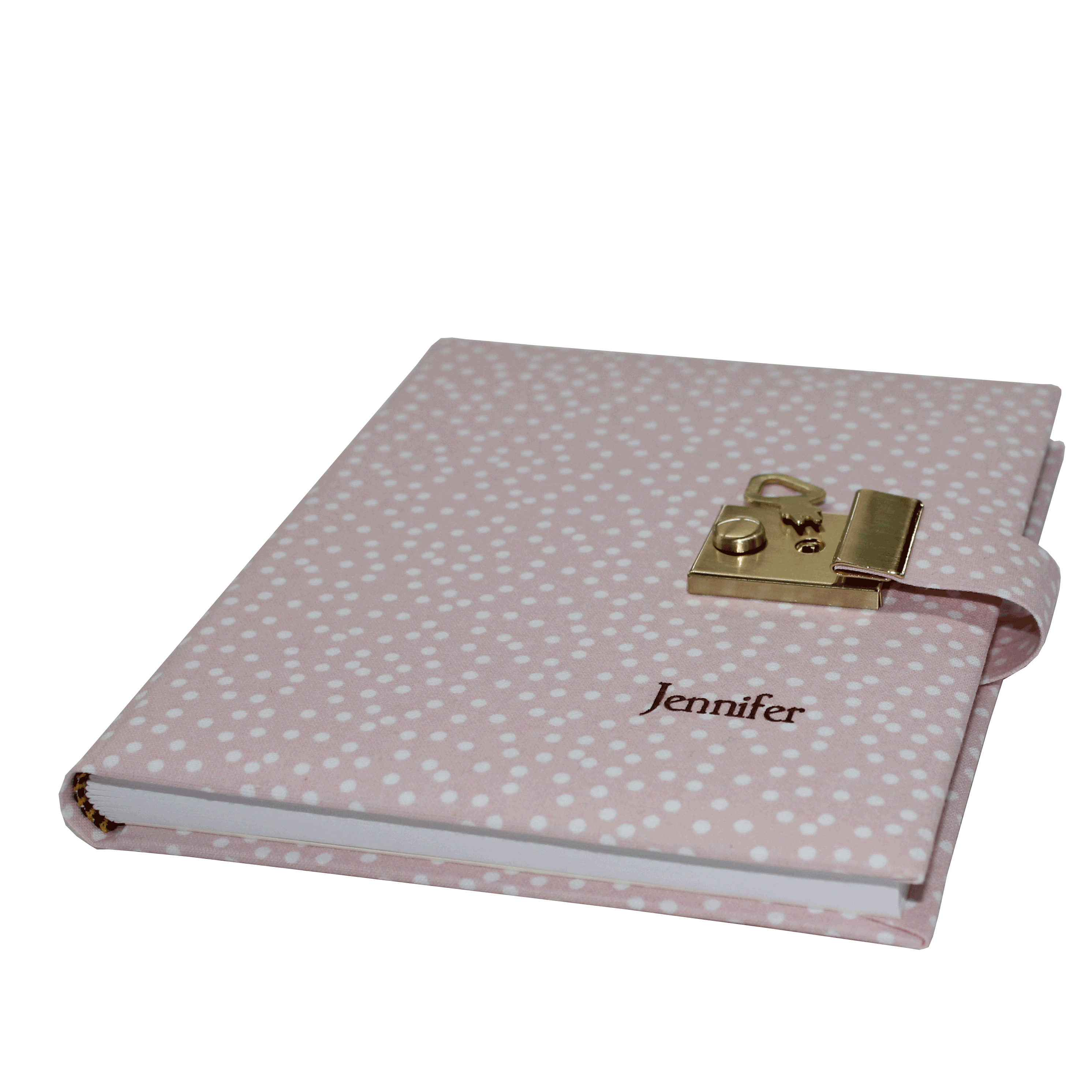 Tagebuch mit Schloss Pallino in Rosa