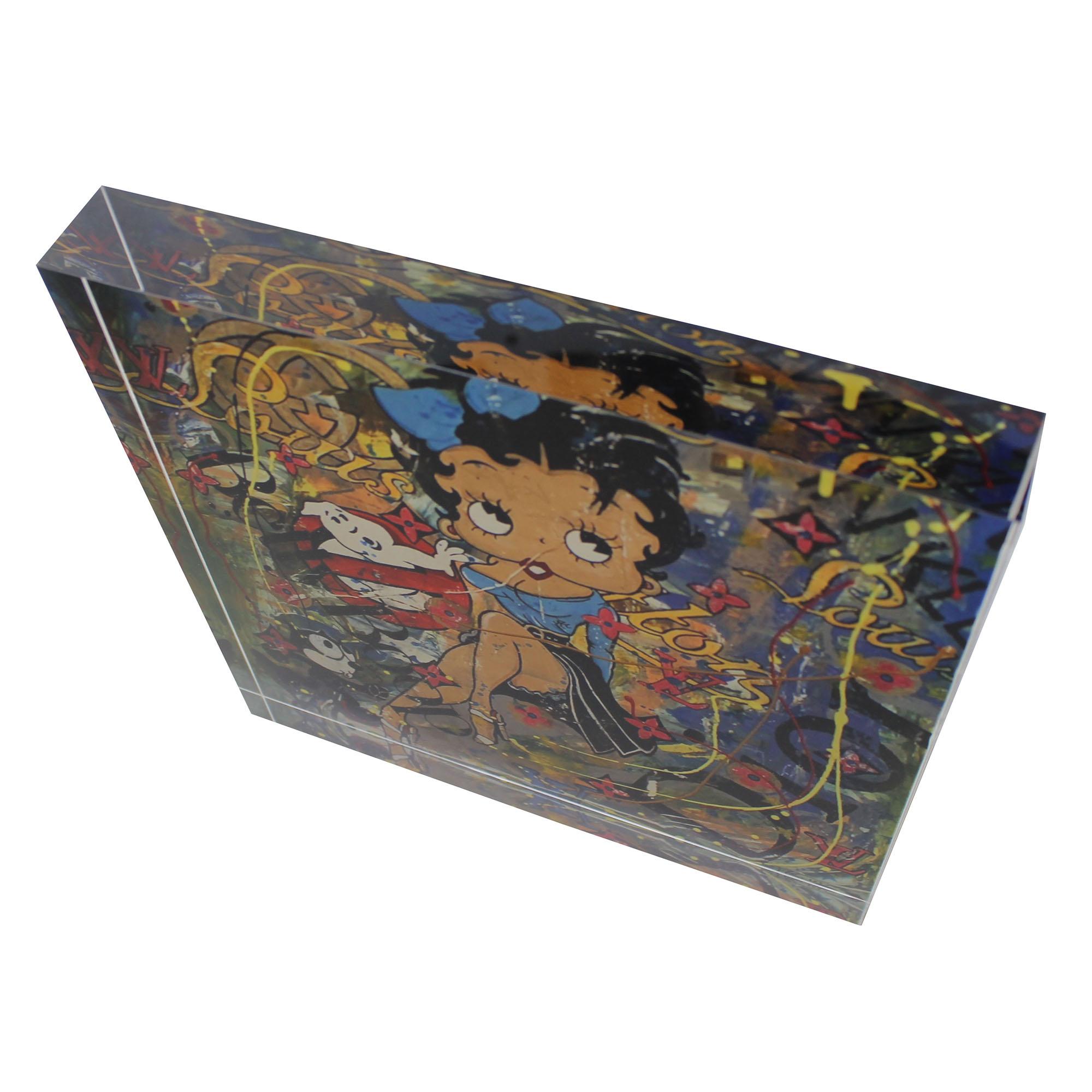 02-2000 Acrylblock 20 x 20 cm - POP ART Achim Kegel