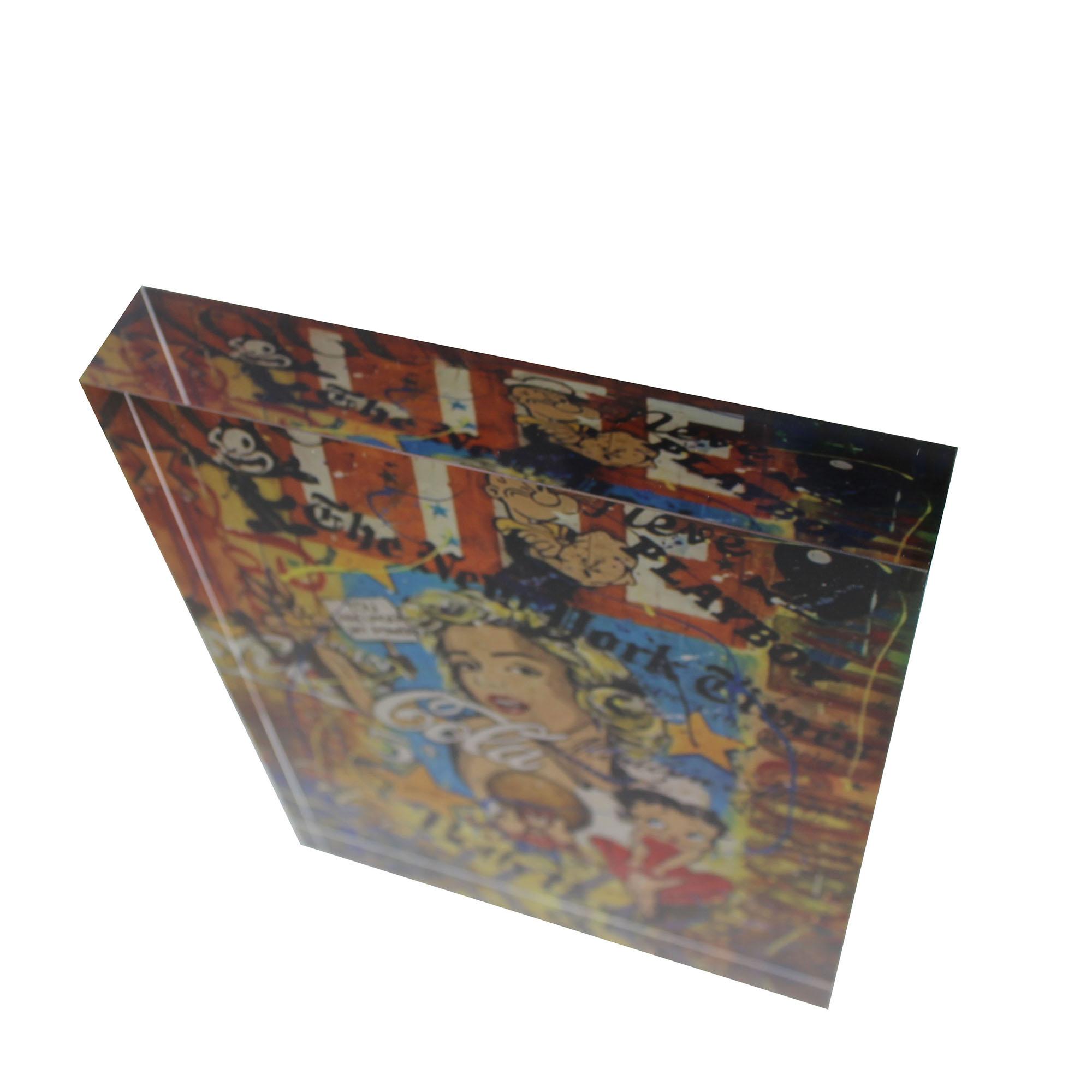 Acrylblock 15 x 20 cm - POP ART Achim Kegel