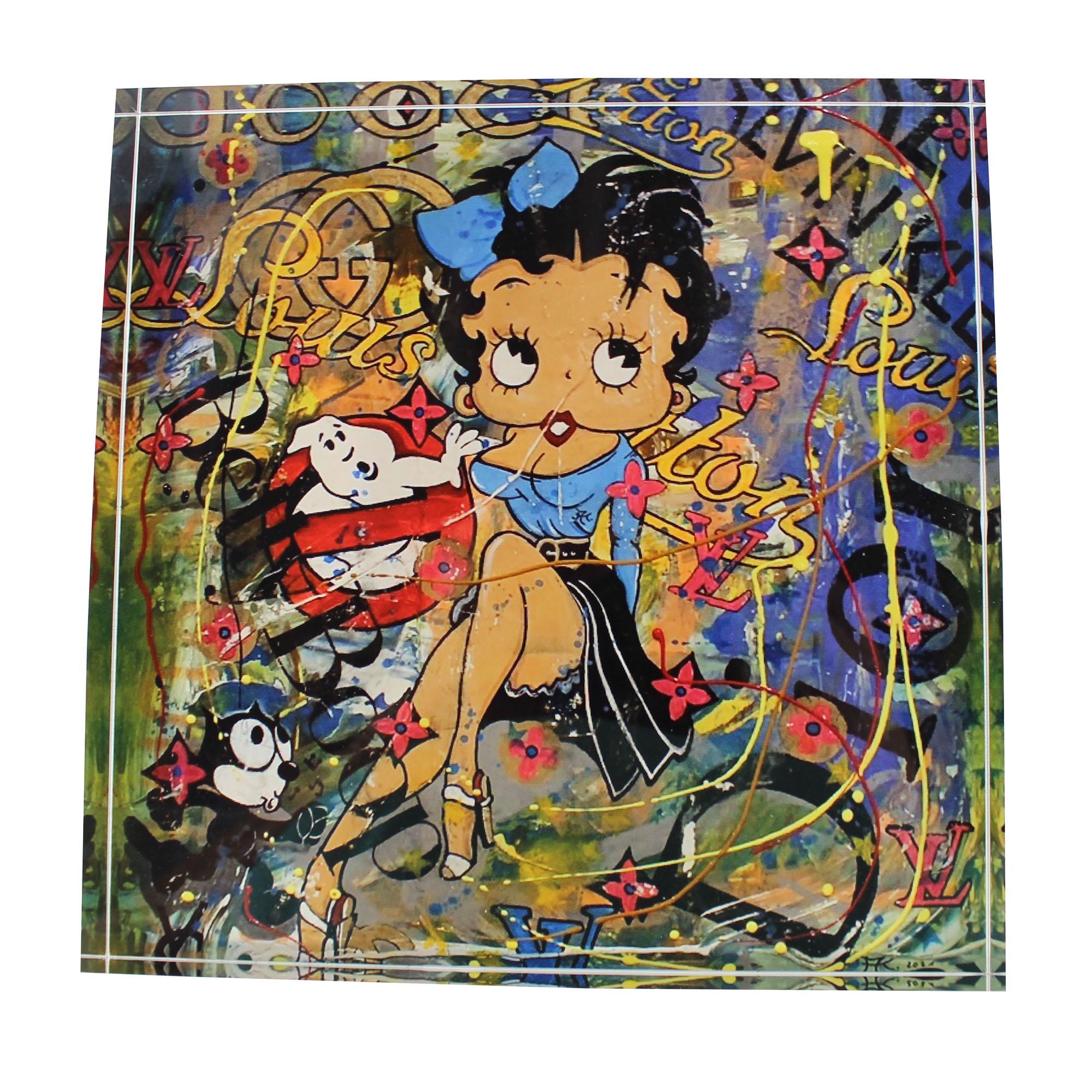 03-2000 Acrylblock 20 x 20 cm - POP ART Achim Kegel